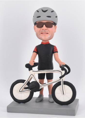 Personalized Bobbleheads male cyclists gifts for boss/boyfried