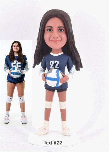 Custom Bobbleheads femal Volleyball Christmas Gifts for niece/ Christmas Gifts for wife/Christmas gifts for mum