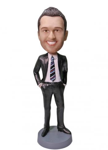 Custom bobblehead boss manager in suits Christmas gifts for boss