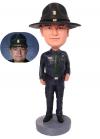 Custom personalized policeman bobbleheads retirement gifts for police officer