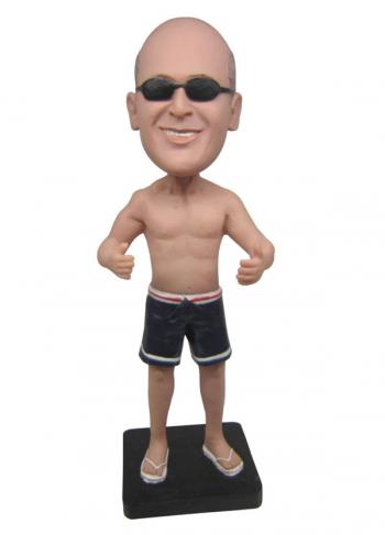 Custom bobbleheads muscle man Christmas gifts for boyfriend/Christmas gifts for fitness trainer