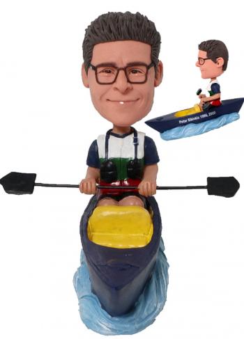 Custom bobbleheads rowing single boating Birthday Gifts for Father