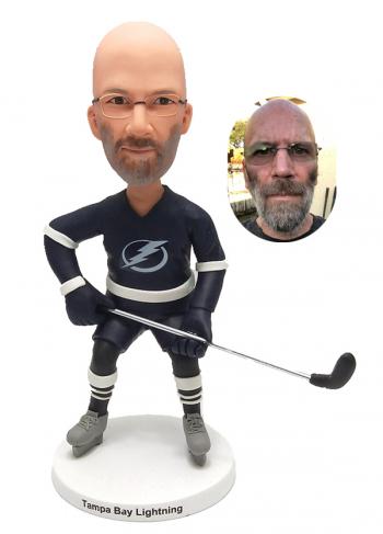 Custom Hockey Player Bobblehead Birthday Gifts for Hockey Fans Gifts for Boyfirend