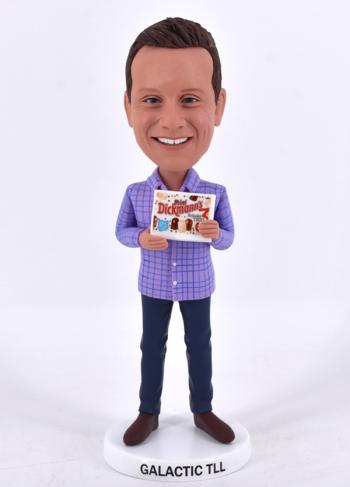 Custom bobblehea personalized bobblehead Christmas gifts for father/Christmas gifts for storekeeper