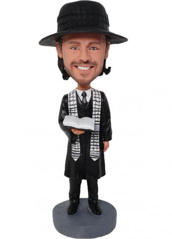 Custom bobbleheads male wedding officiant, personalized gifts for wedding officant