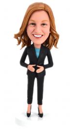 Custom Bobbleheads office lady boss female manager assitance