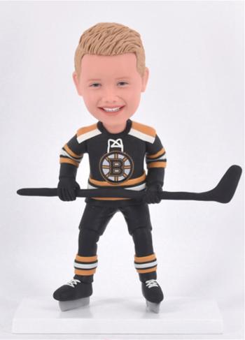 Custom bobbleheads Hockey player school team bobbleheads Christmas gifts for hockey team fans