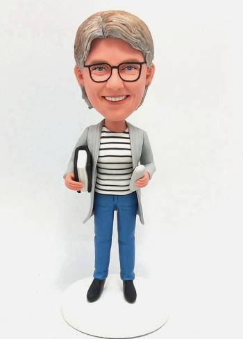 Custom bobbleheads teacher anniversary Bobble heads birthday Bobble heads