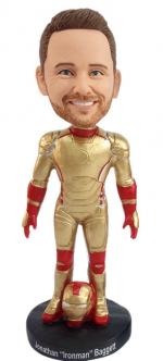 Custom Bobbleheads My face superhero ironman Bobbleheads