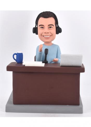 Custom Bobblehead Of Radio Host/DJ/Podcast